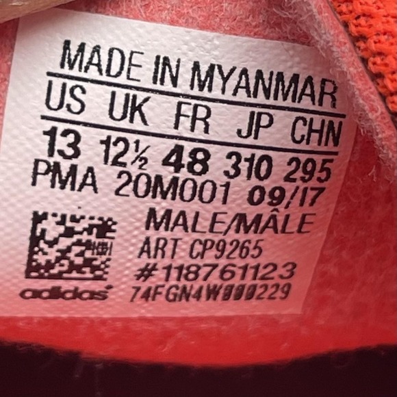 Adidas Predator 18.4 FXG Soccer Cleats Shoes Mens 13 Black Athletic CP9265 - Picture 8 of 10